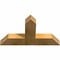 Ekena Millwork Portland Rough Sawn Timber Gable Bracket, Western Red Cedar, 36"W x 21"H x 4"D x 6"F, 14/12 Pitch GBW036X21X0406POR00RWR - alternate 5